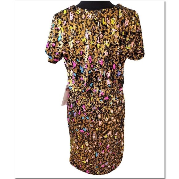 Cosmopolitan Sequin Crop Top Or Skirt Separates Dress the Population NWT - Picture 8 of 16